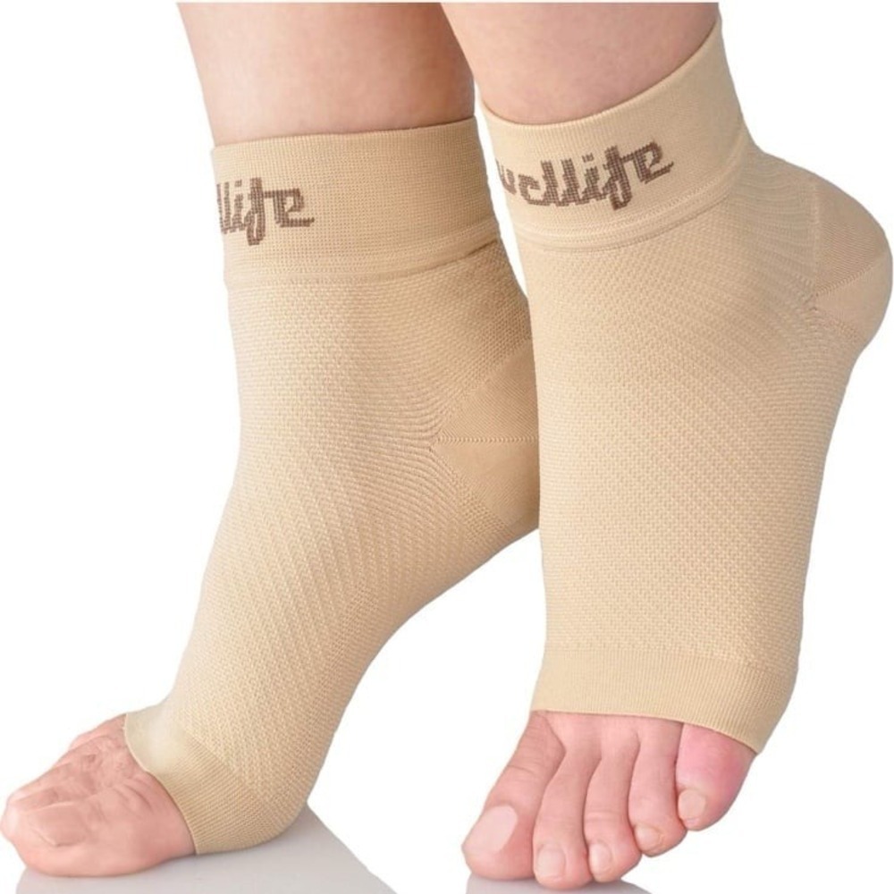 New Dowellife Plantar Fasciitis Socks, Ankle Brace Compression Support Sleeves L
